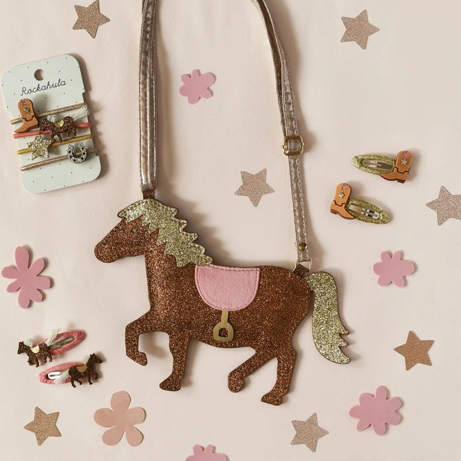 Rockahula Cowgirl Boot Hair Clips with matching Chino Club Cowgirl Cup