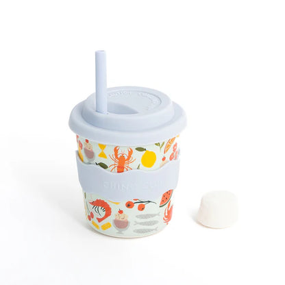 amalfi 8oz chino club keep cup with straw