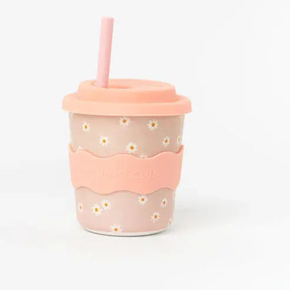 reusable babyccino cup with lid and straw