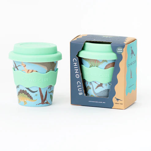 Dinosaur 4oz babyccino cup in gift box