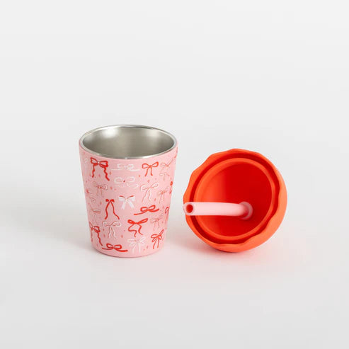 200ml smoothie cup with lid and straw
