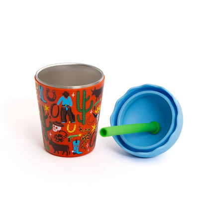 Cowboy Smoothie Cup & Straw 200ml