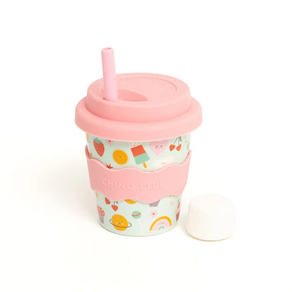 favourite things babychino cup with lid and straw