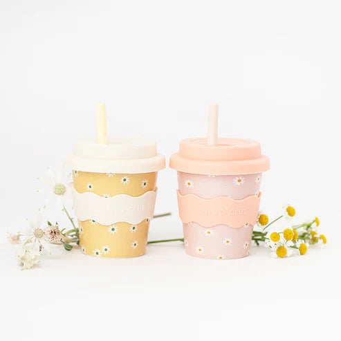 Yellow Daisy Babychino Cup (Wave Band)